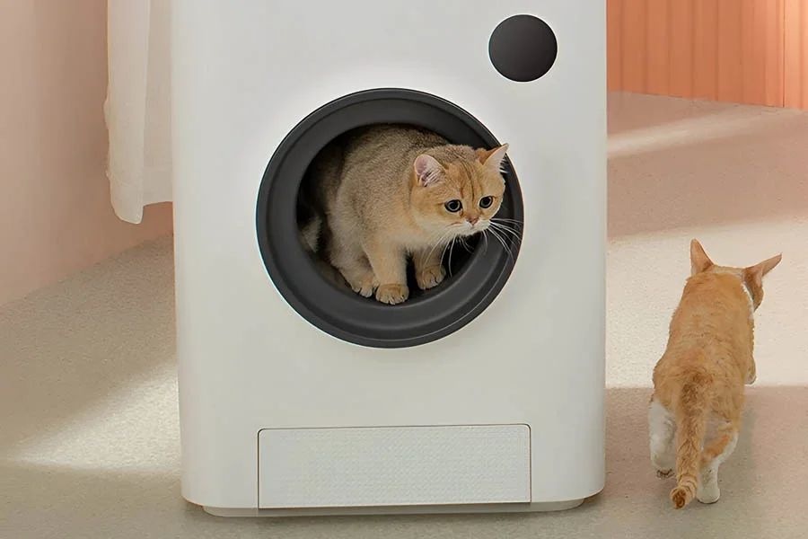 spinning litter box