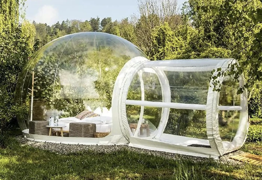 transparent bubble tent