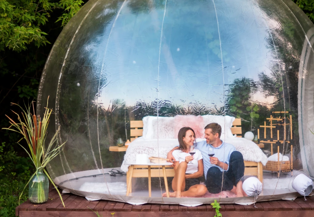 pop-up bubble tent